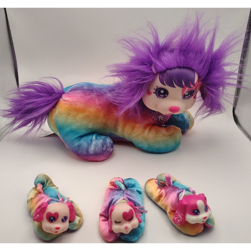 Puppy Surprise Cherry Plush Rainbow Puppy Dog Mom Babies Triplets 3 PCS  2022
